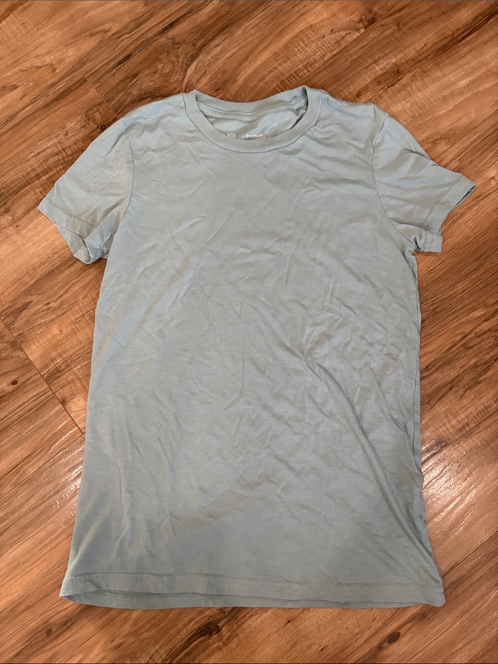 tentree Relaxed Crewneck Tee in Dusty Blue